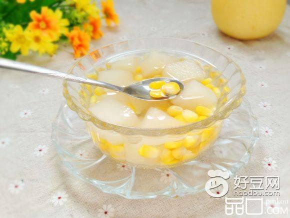 鲜玉米梨子糖水