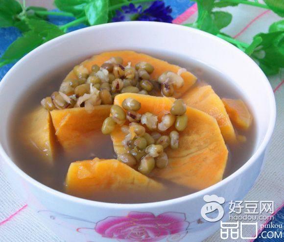 红薯绿豆糖水