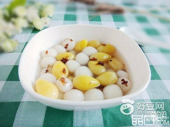 白果桂花汤圆