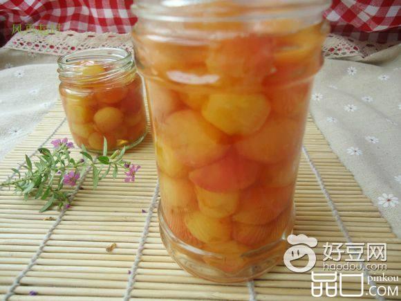 自制樱桃糖水罐头