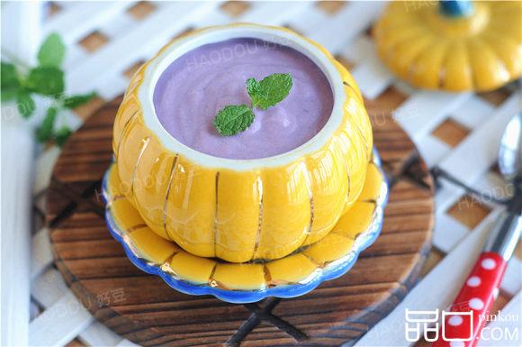 蜜梨紫薯羹