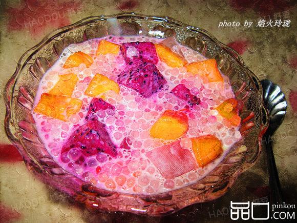 杂果海石花西米捞