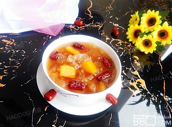 南瓜红枣银耳羹
