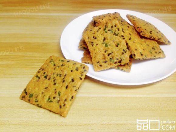 葱香黑芝麻甜味苏打饼