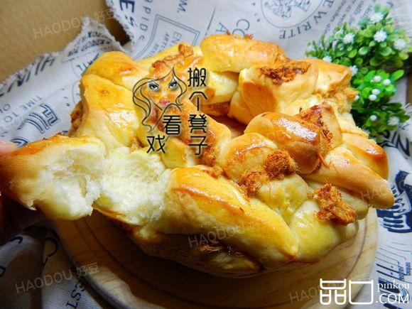 酸奶肉松手撕面包
