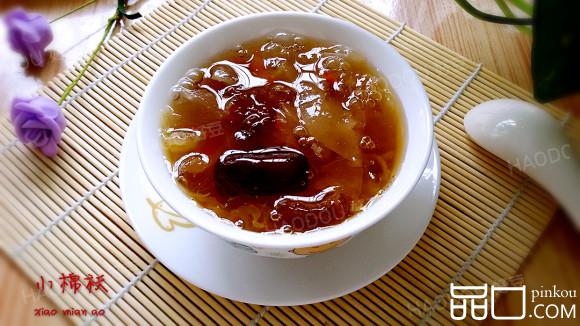 桃胶玫瑰羹