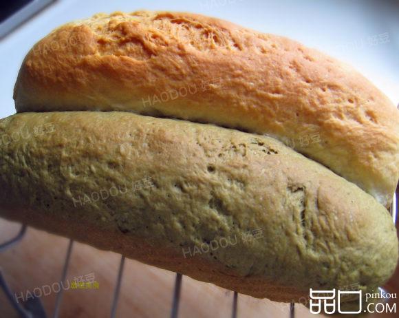 抹茶双色面包