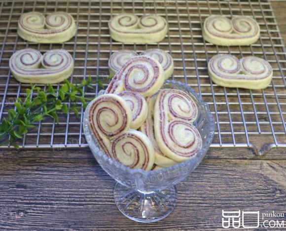 紫薯蝴蝶酥