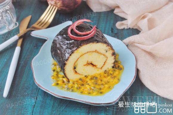 百香果蛋糕卷