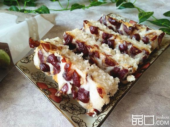 红枣粘米发糕
