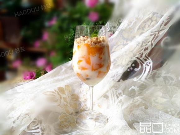 芒果燕麦酸奶