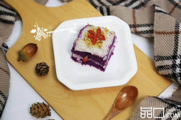 紫薯桂花糯米糕