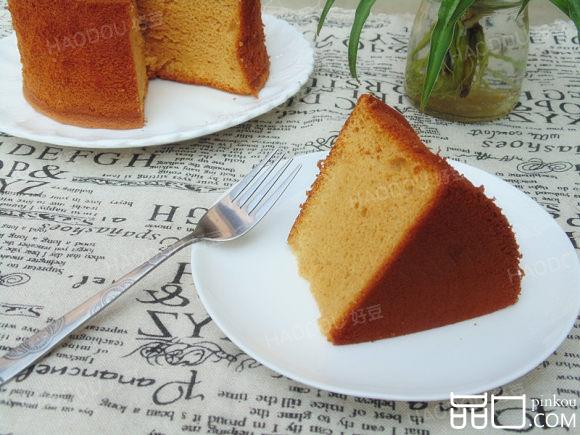 焦糖戚风蛋糕