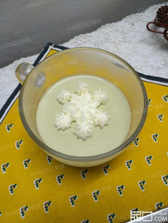 意式抹茶奶冻