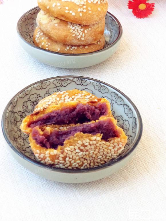 南瓜双薯麻饼