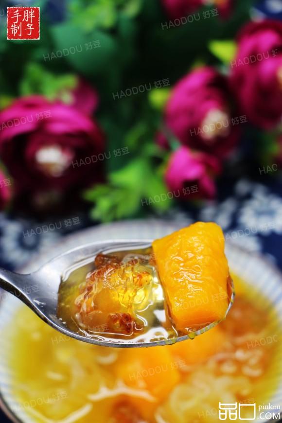 桃胶南瓜银耳大枣羹