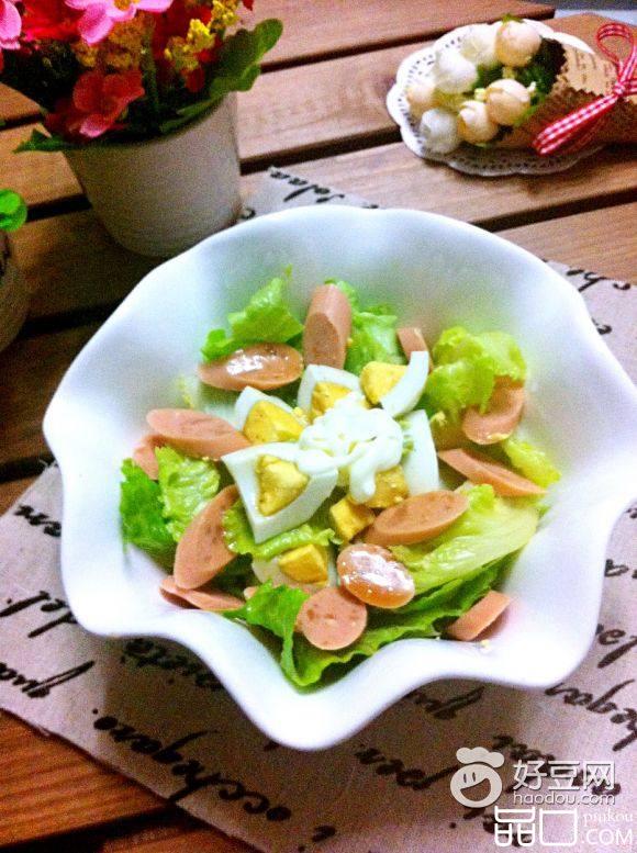 生菜火腿色拉