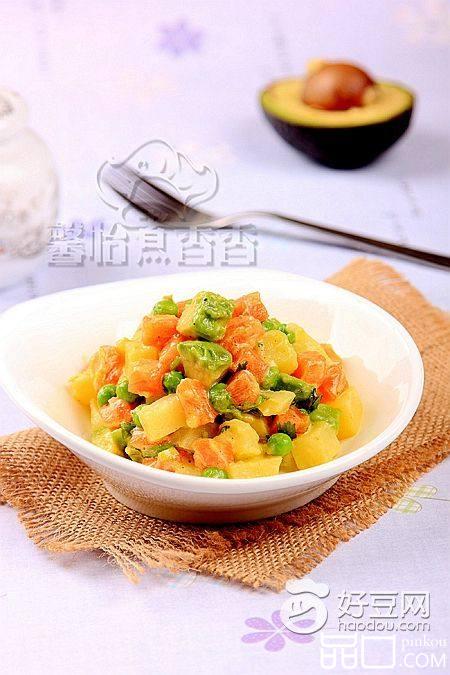 牛油果三文鱼沙拉