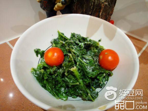 酸奶拌绿菜