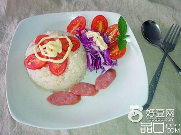 圣女果米饭沙拉