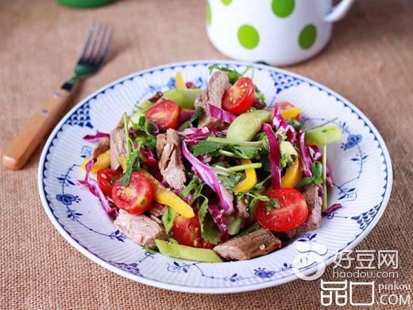 泰式牛肉蔬菜沙拉