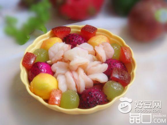 虾仁水果沙拉