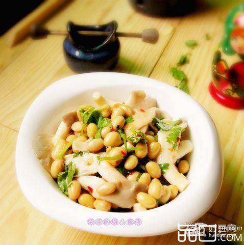 黄豆蘑菇沙拉
