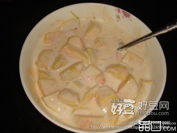 黄桃色拉