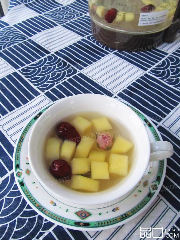 红枣玫瑰苹果茶
