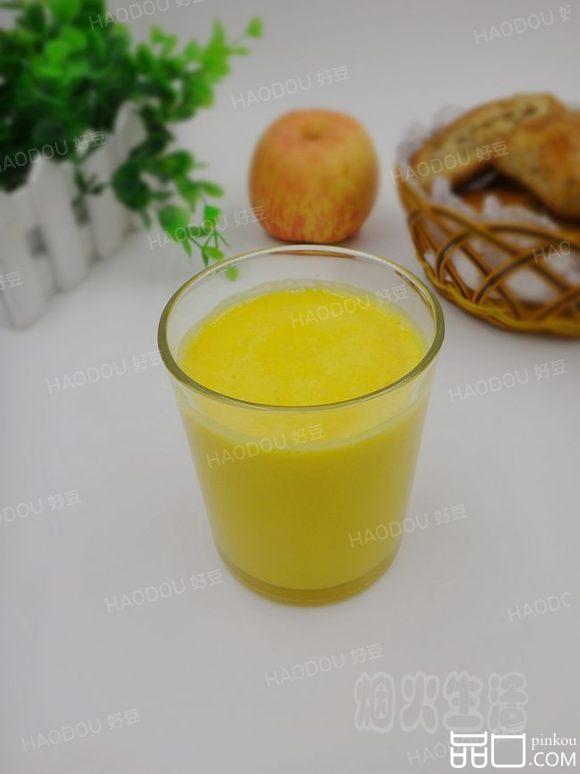 南瓜苹果奶昔