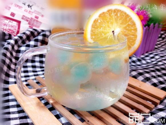 绚丽五彩冰饮