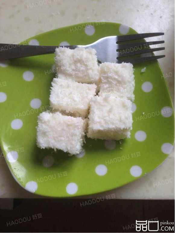 牛奶椰丝小方块