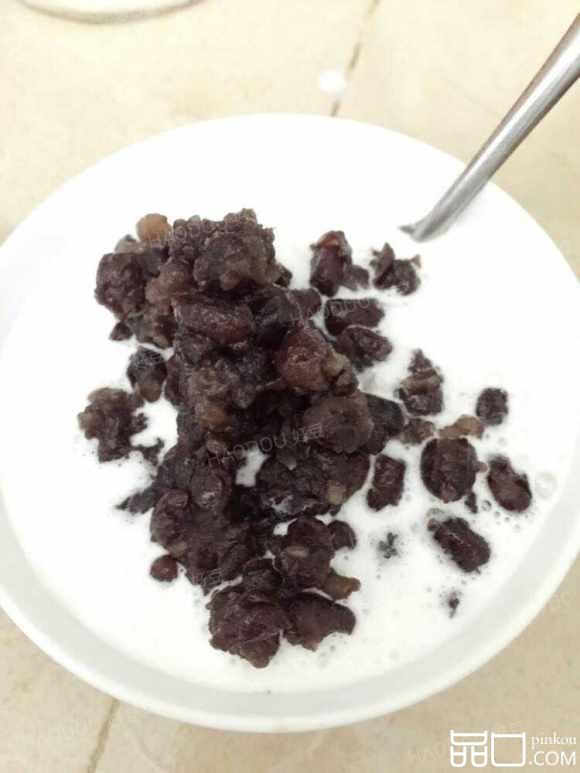 红豆牛奶冰