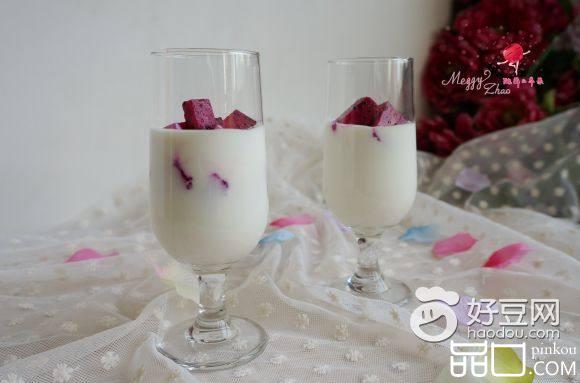 火龙果酸奶杯