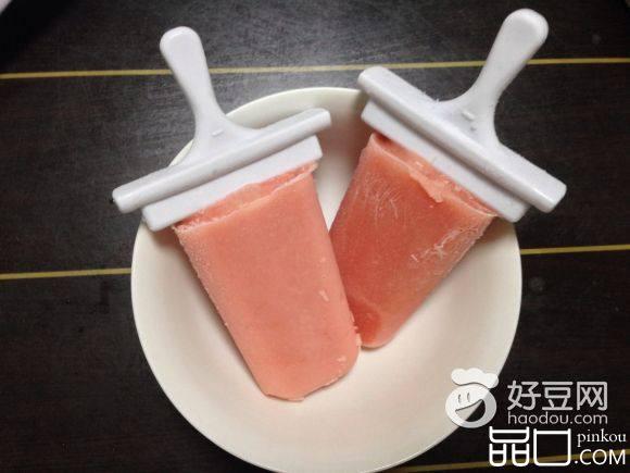西瓜酸奶冰棒