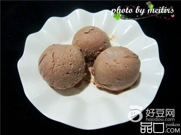 自制巧克力冰淇淋