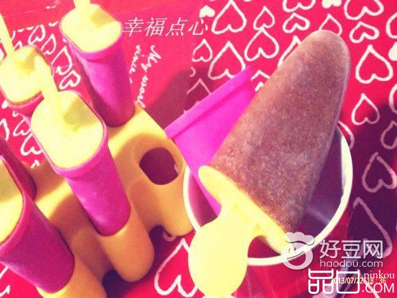 冰糖桃子冰棒