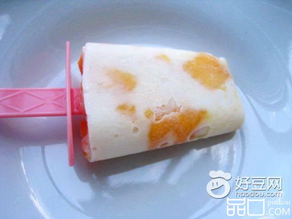 酸奶芒果冰棍