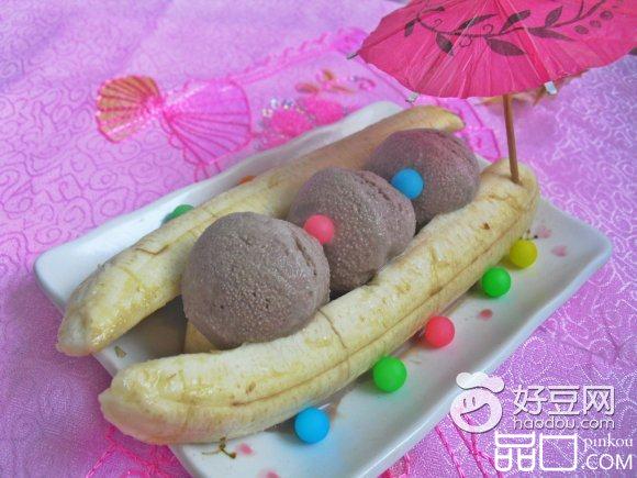香蕉冰淇淋船