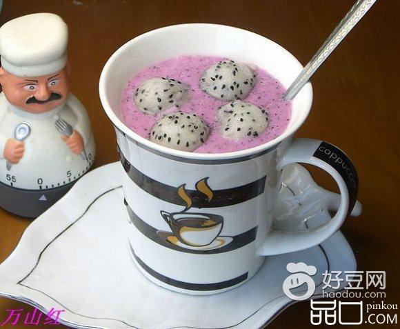 火龙果姜汁冰饮