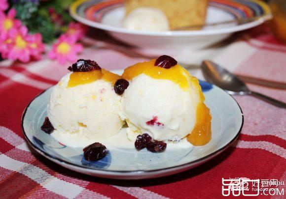 芒果蔓越莓冰淇淋