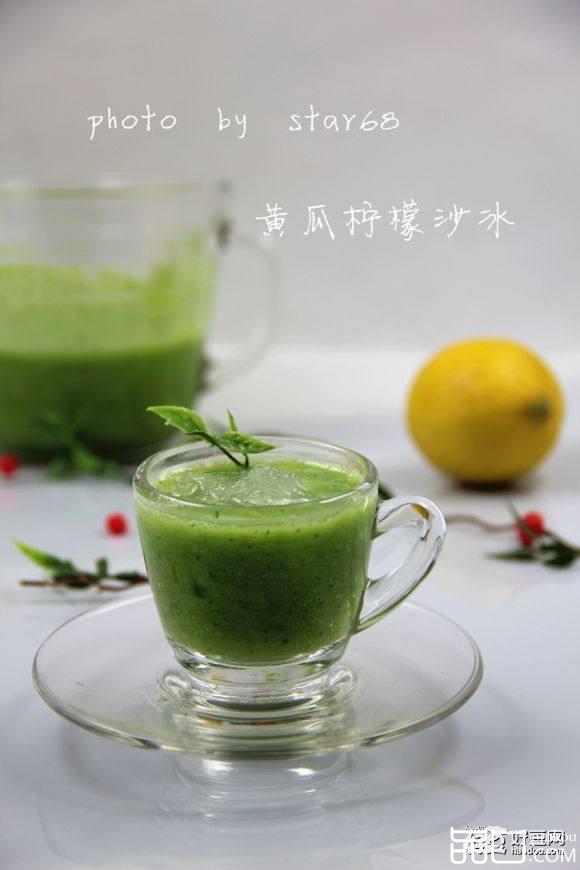 黄瓜柠檬沙冰