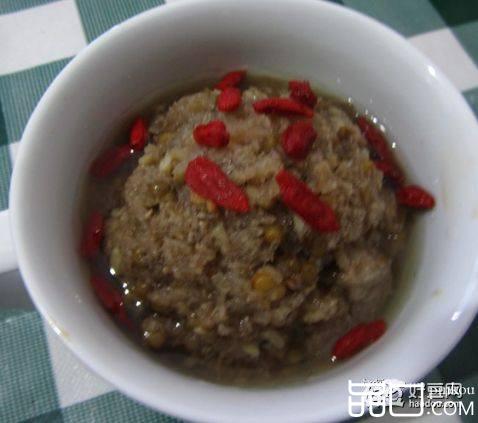 甜菊叶绿豆冰沙