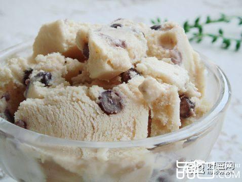 蜜豆泡泡冰