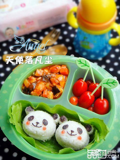 熊猫番茄红烩鸡肉饭