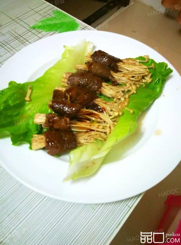 金针菇牛肉卷