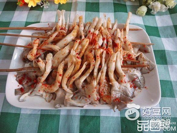 微波烤平菇