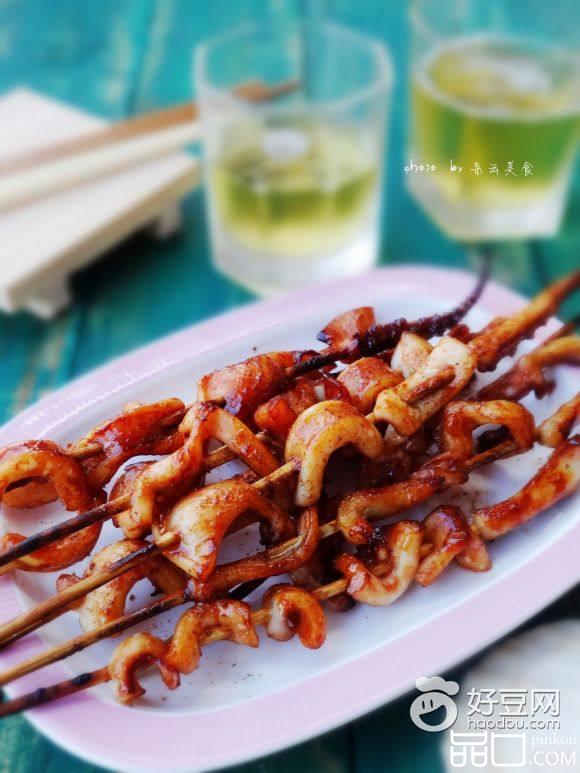 烤鱿鱼串