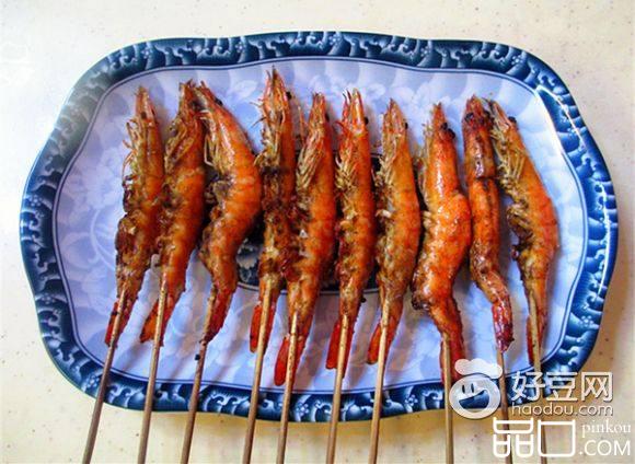 香烤串串虾