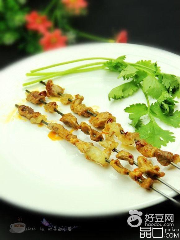 家庭烤羊肉串